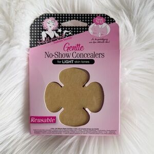 Hollywood Fashion Secrets Gentle No-Show Concealers For Light Skin Tones 4 Pairs